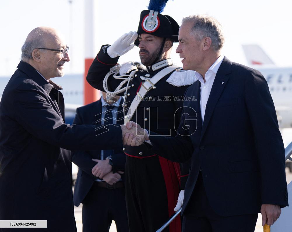 PM Mark Carney Visits Italy - Rome