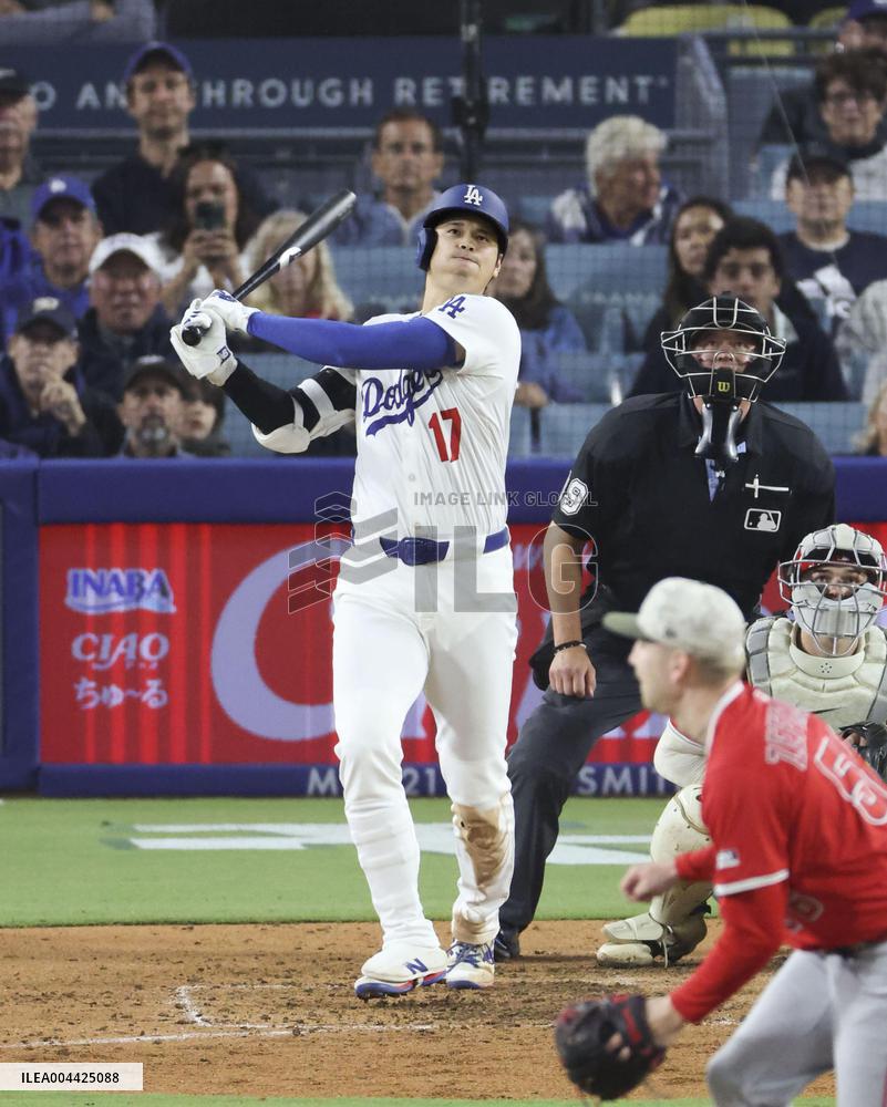 CORRECTED: Baseball: Angels vs. Dodgers