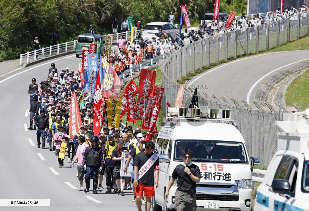 Okinawa peace march