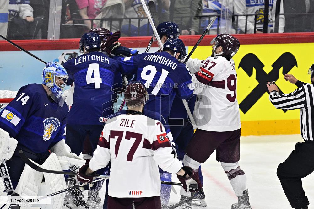ICE HOCKEY WC FINLAND-LATVIA