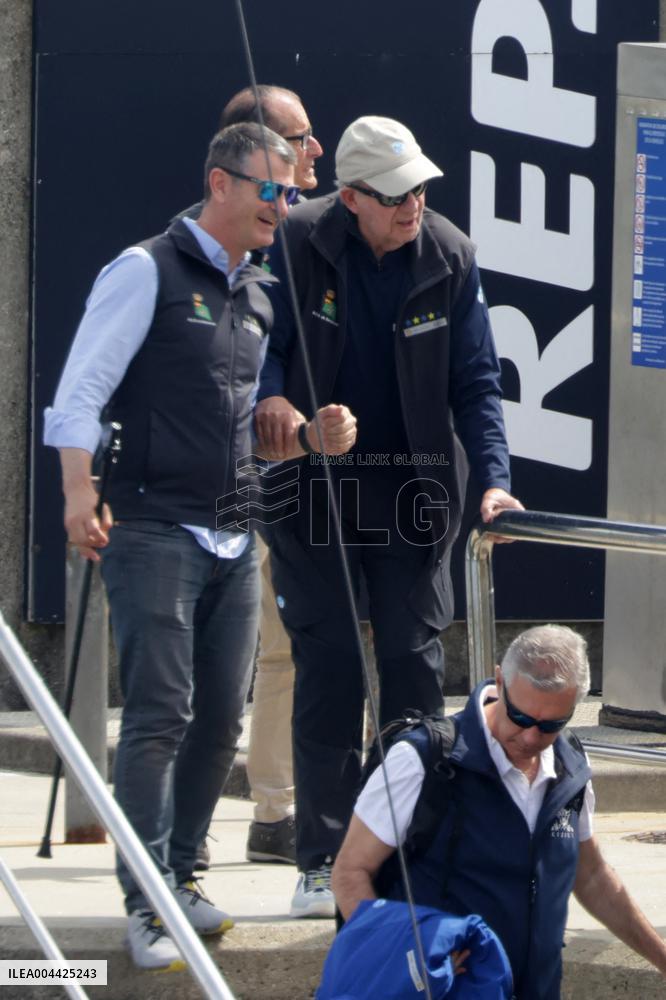 King Juan Carlos Kicks Off The Regattas - Sanxenxo