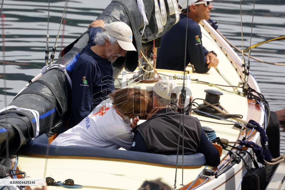 King Juan Carlos Kicks Off The Regattas - Sanxenxo