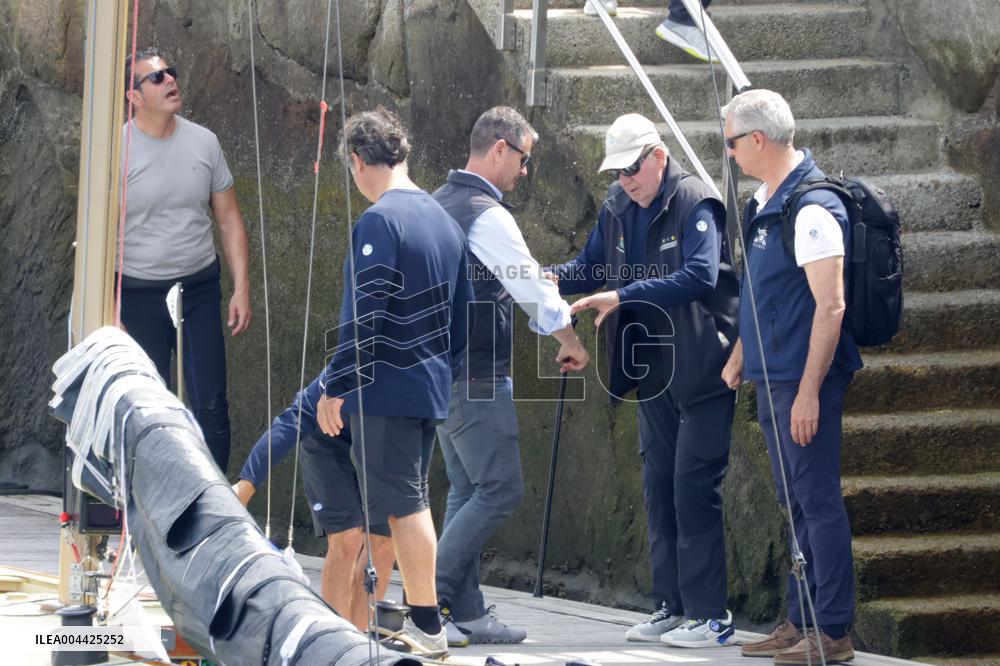 King Juan Carlos Kicks Off The Regattas - Sanxenxo