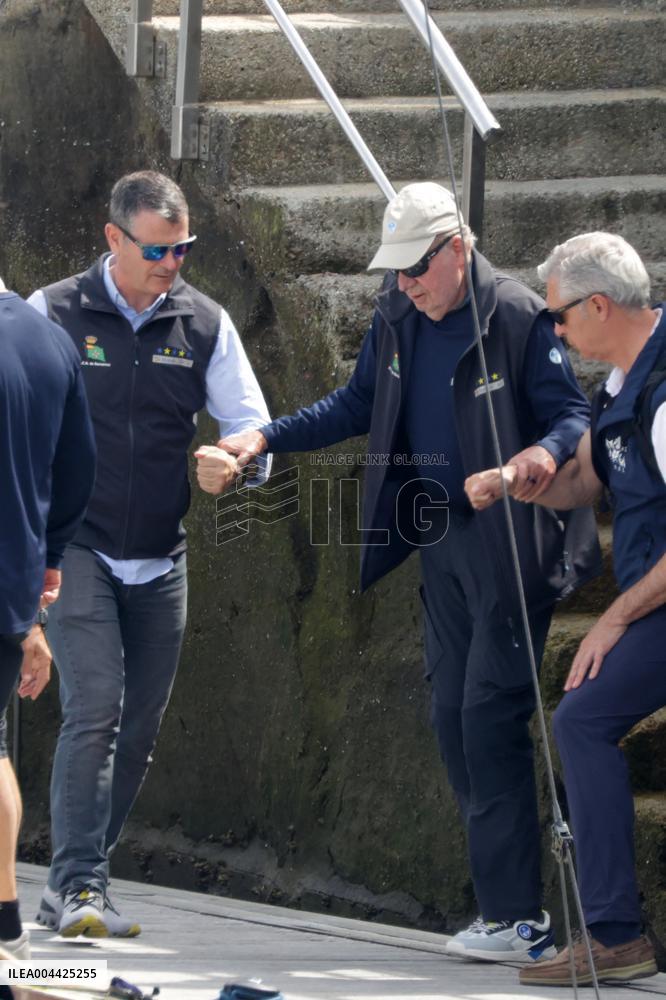 King Juan Carlos Kicks Off The Regattas - Sanxenxo