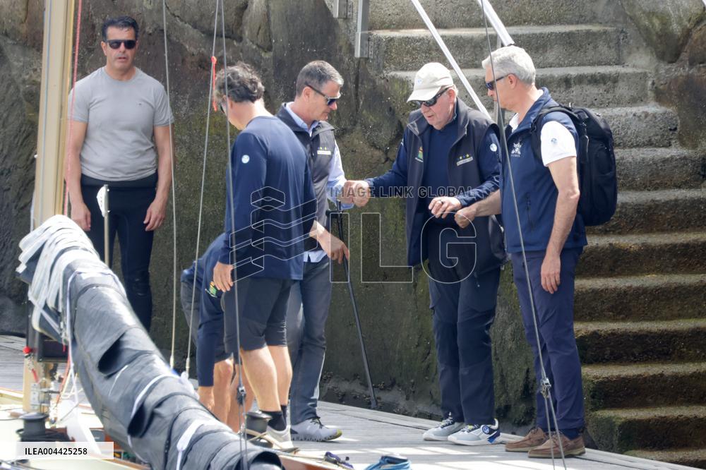 King Juan Carlos Kicks Off The Regattas - Sanxenxo