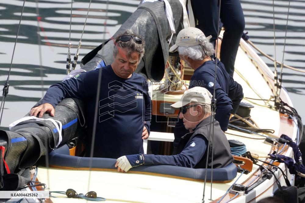 King Juan Carlos Kicks Off The Regattas - Sanxenxo