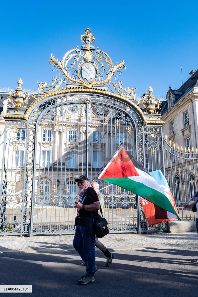 Gaza Peace March Organized By Left-Wing Collective - Troyes