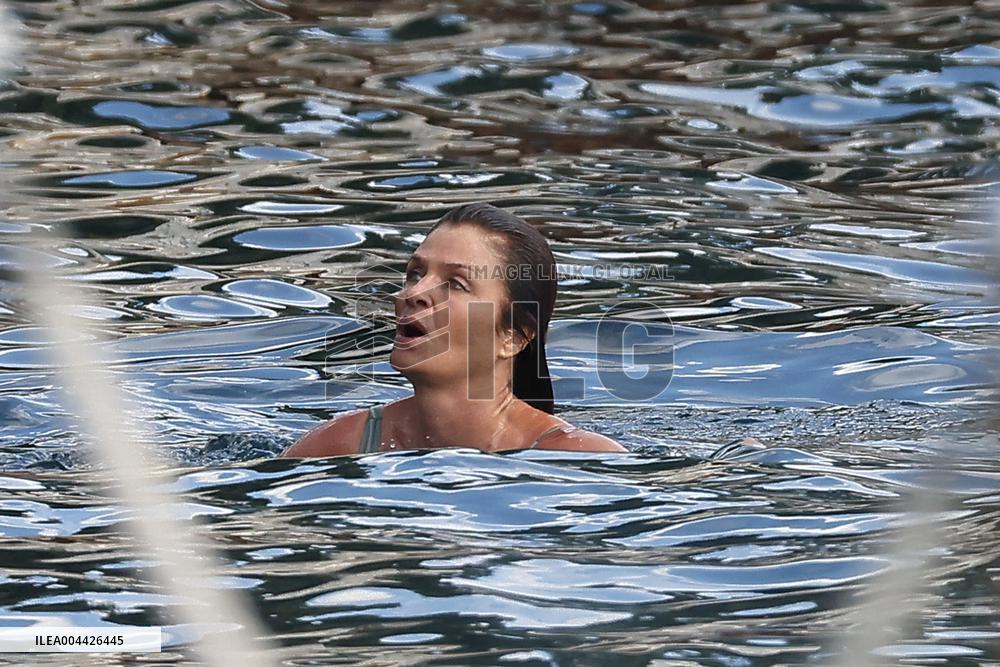 Helena Cristensen At The Eden Roc - Cannes