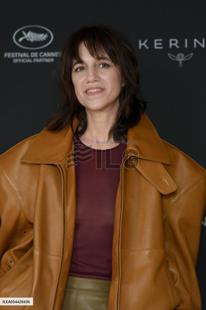 Cannes - Charlotte Gainsbourg Photocall For Women in Motion Talk