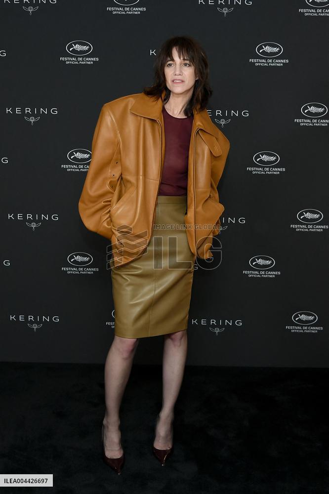 Cannes - Charlotte Gainsbourg Photocall For Women in Motion Talk