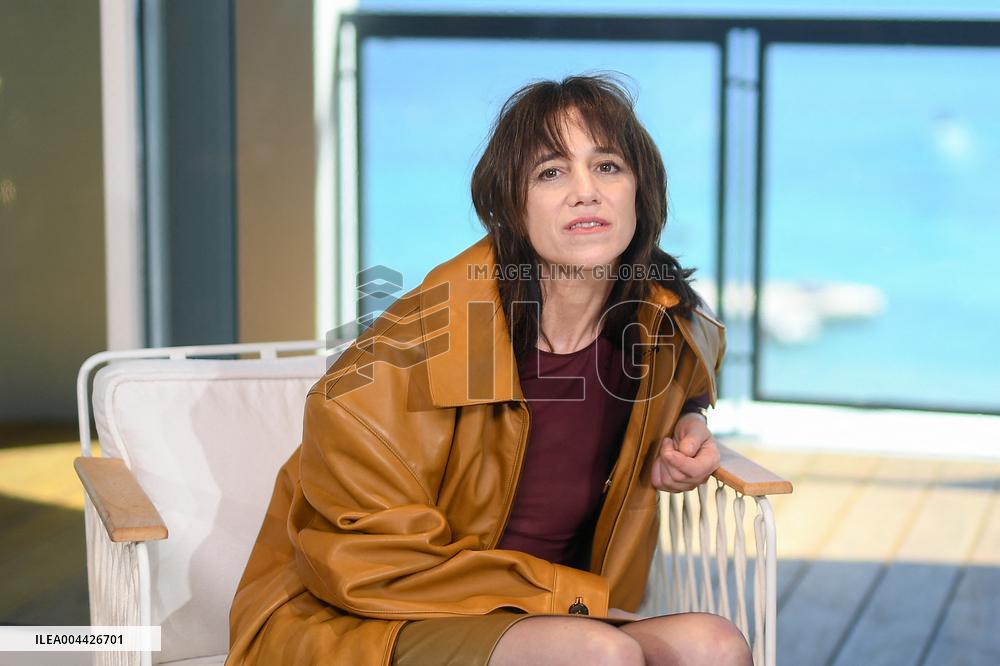 Cannes - Charlotte Gainsbourg Photocall For Women in Motion Talk