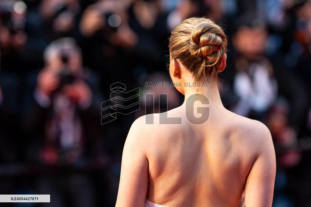 Cannes Jennifer Lawrence at Die My Love Red Carpet  AAR