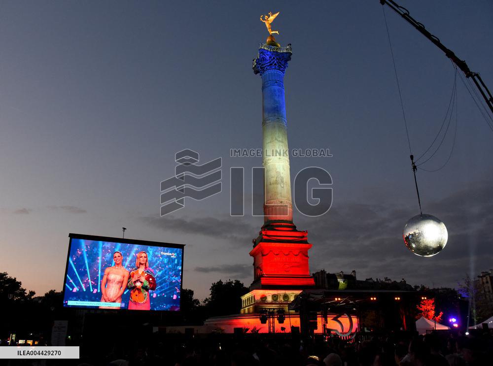 Eurovision Party At Place De La Bastille - Paris