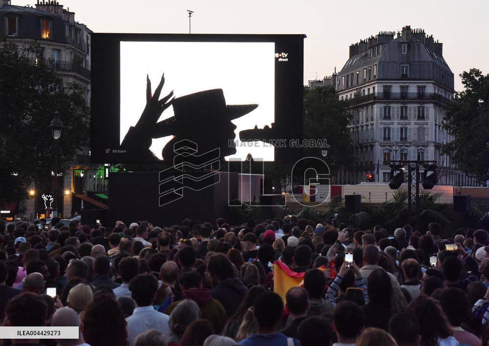 Eurovision Party At Place De La Bastille - Paris