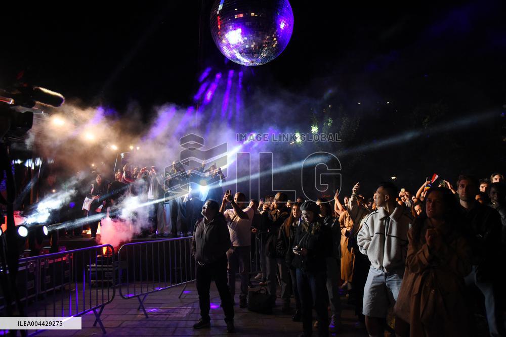 Eurovision Party At Place De La Bastille - Paris