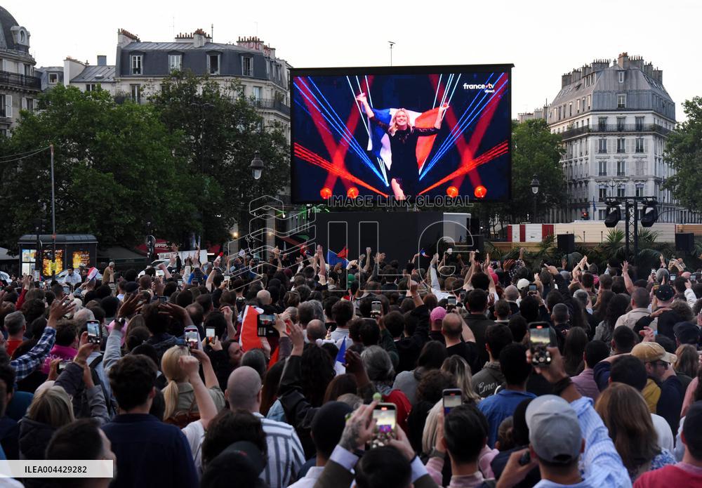 Eurovision Party At Place De La Bastille - Paris