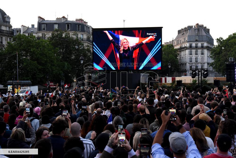Eurovision Party At Place De La Bastille - Paris