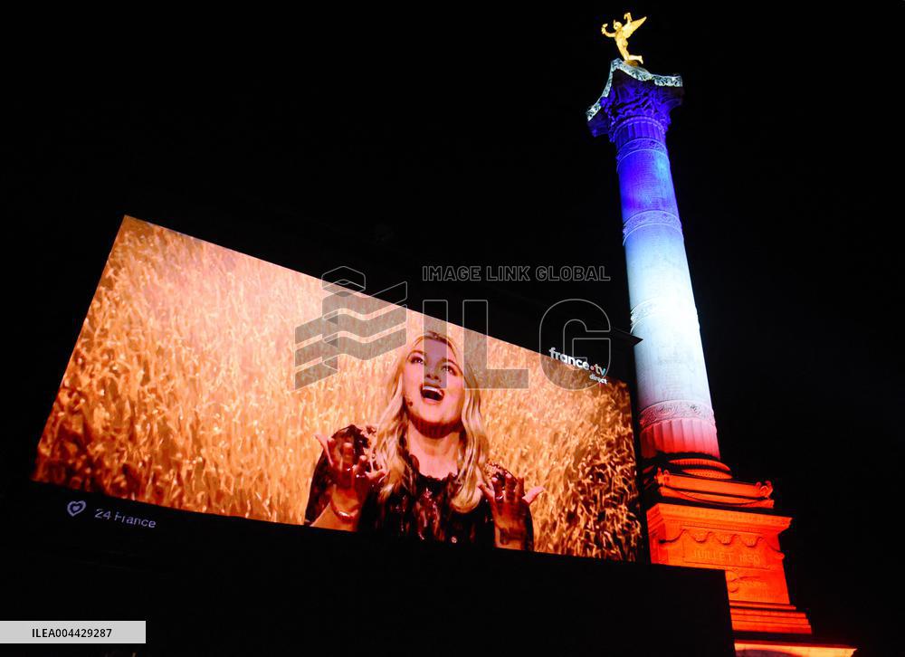 Eurovision Party At Place De La Bastille - Paris