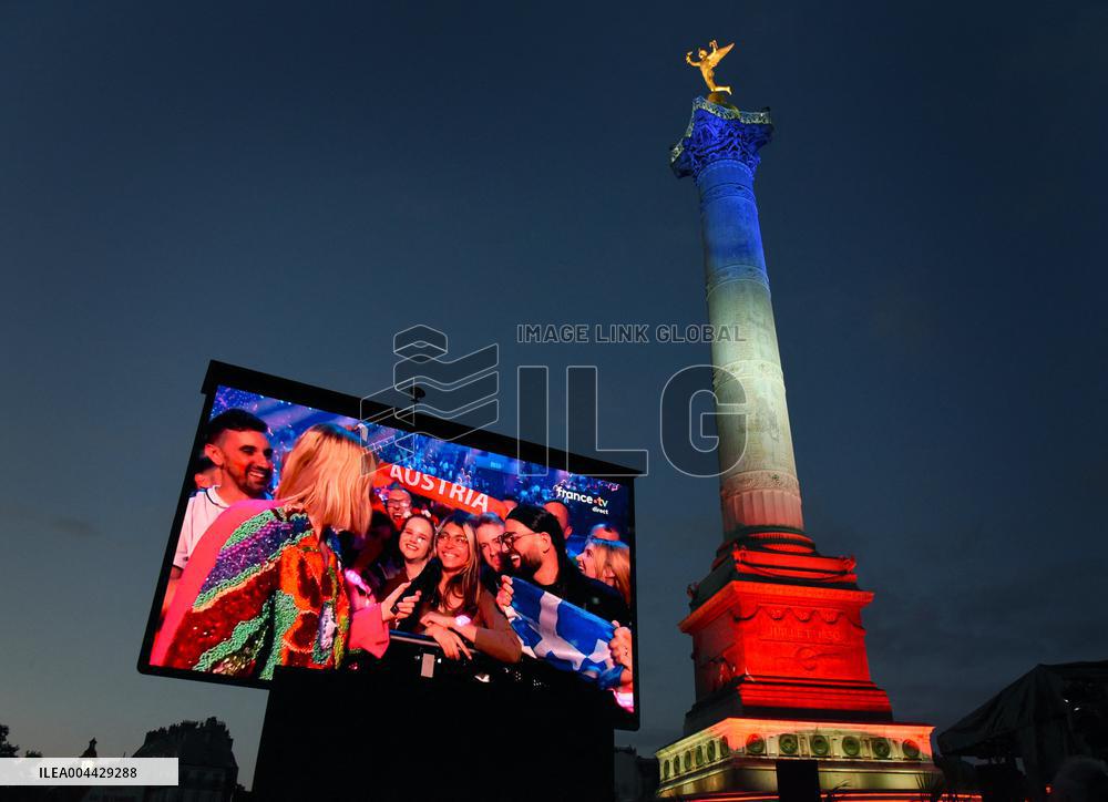 Eurovision Party At Place De La Bastille - Paris