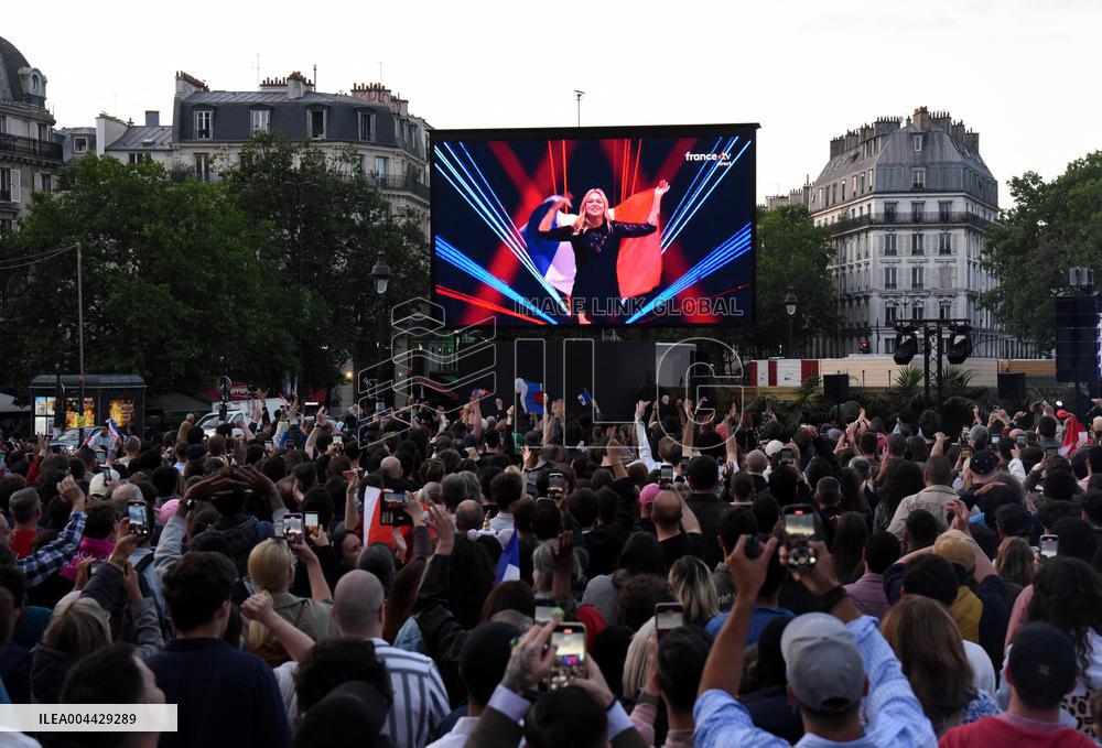 Eurovision Party At Place De La Bastille - Paris