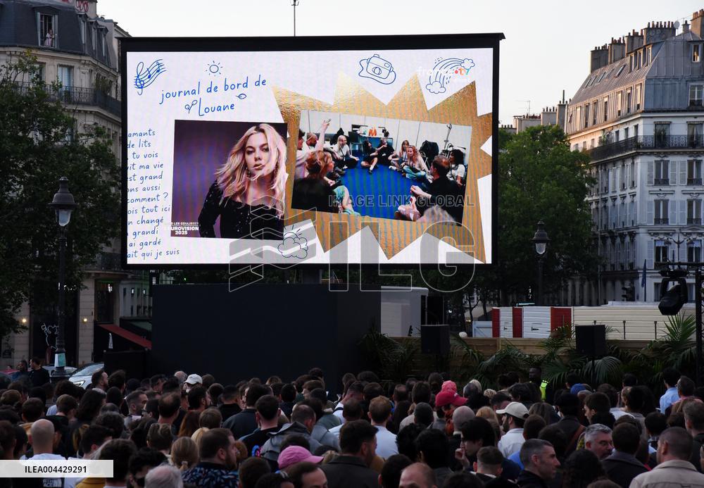 Eurovision Party At Place De La Bastille - Paris