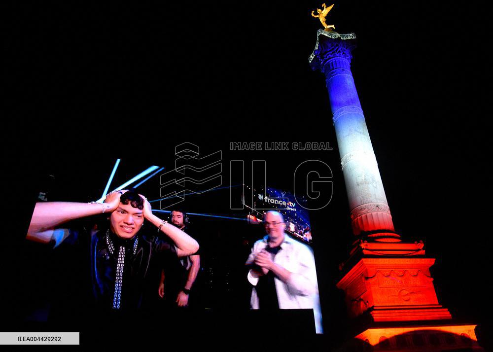 Eurovision Party At Place De La Bastille - Paris