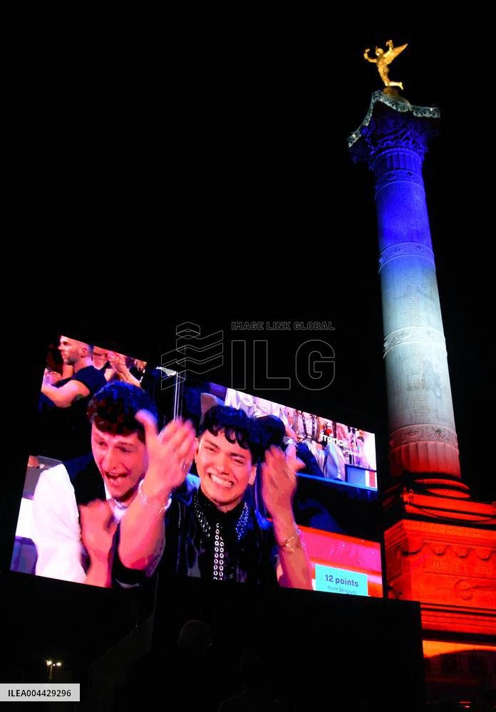 Eurovision Party At Place De La Bastille - Paris