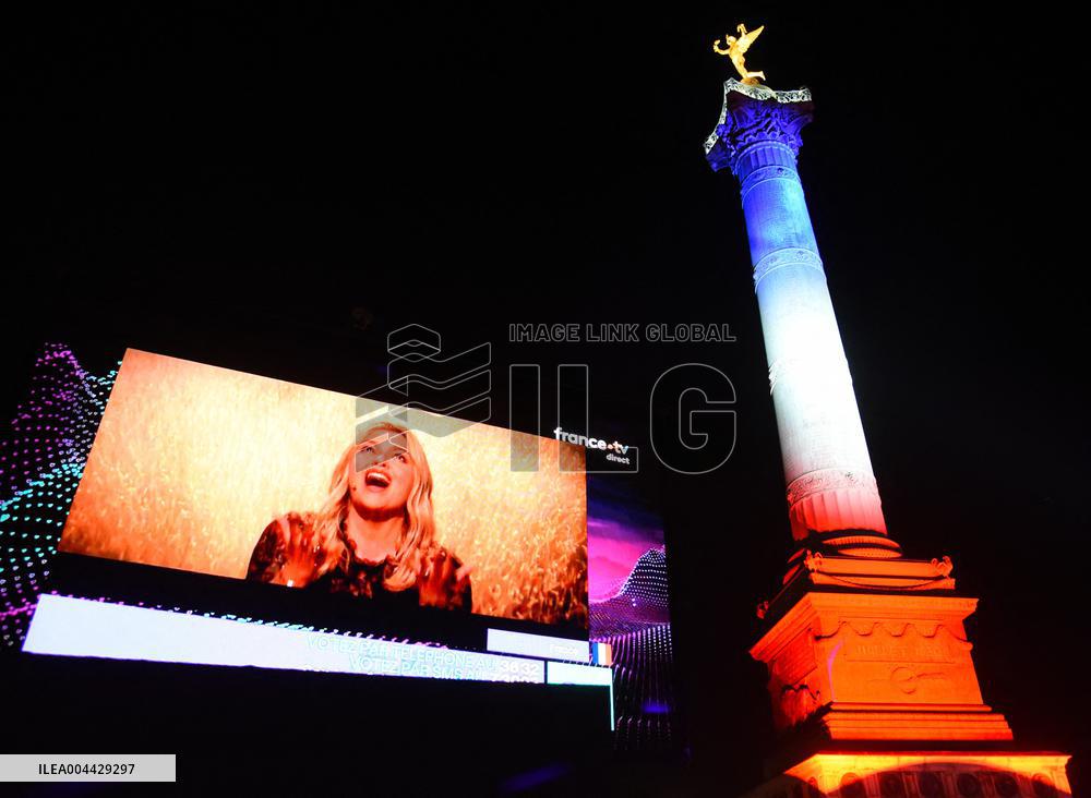 Eurovision Party At Place De La Bastille - Paris