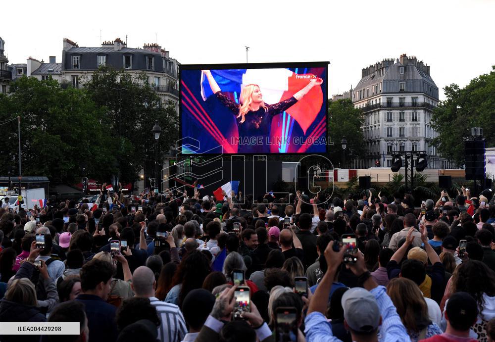 Eurovision Party At Place De La Bastille - Paris