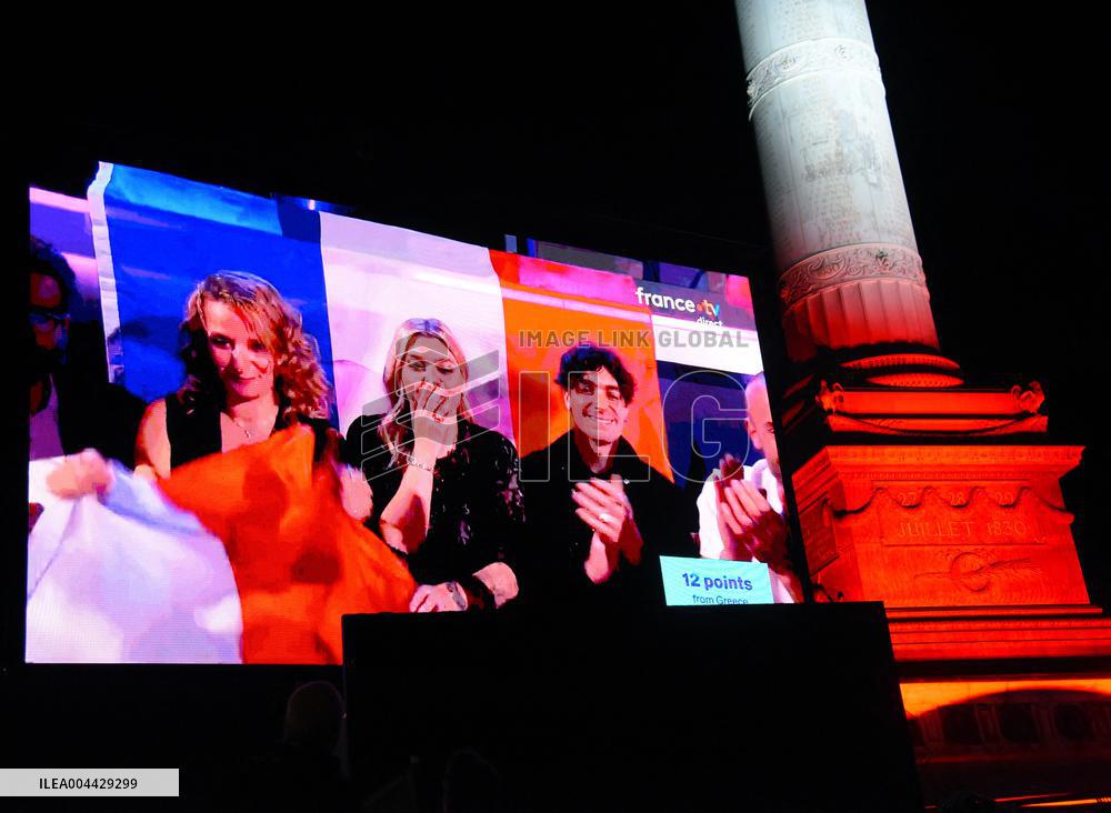 Eurovision Party At Place De La Bastille - Paris