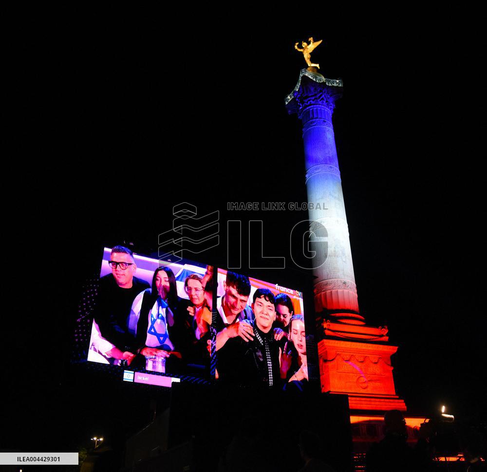 Eurovision Party At Place De La Bastille - Paris