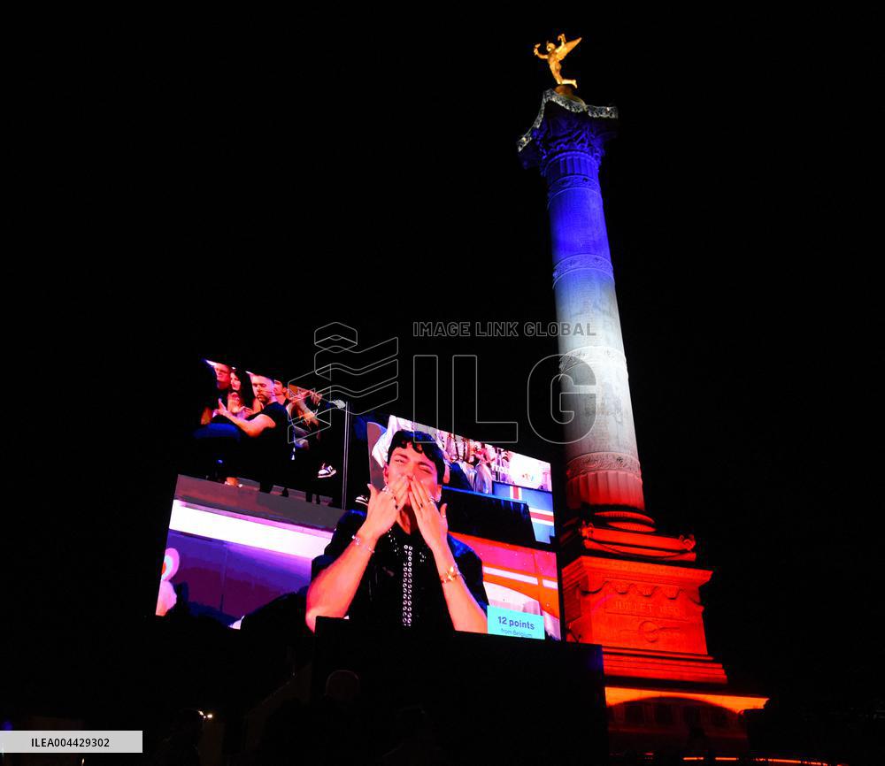 Eurovision Party At Place De La Bastille - Paris