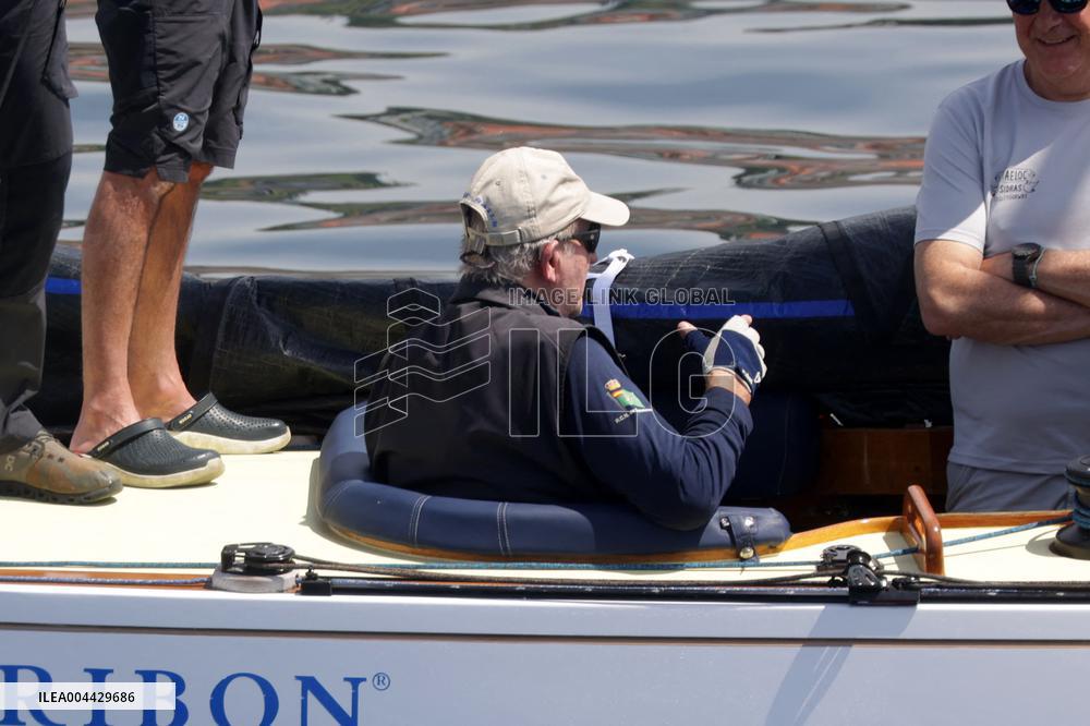 King Juan Carlos Kicks Off The Regattas - Sanxenxo