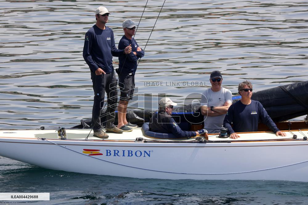 King Juan Carlos Kicks Off The Regattas - Sanxenxo