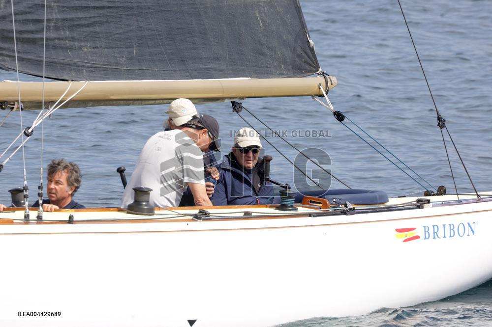 King Juan Carlos Kicks Off The Regattas - Sanxenxo