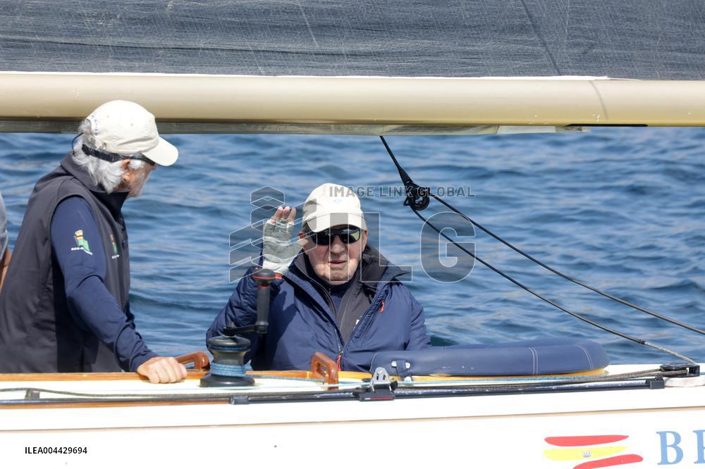 King Juan Carlos Kicks Off The Regattas - Sanxenxo