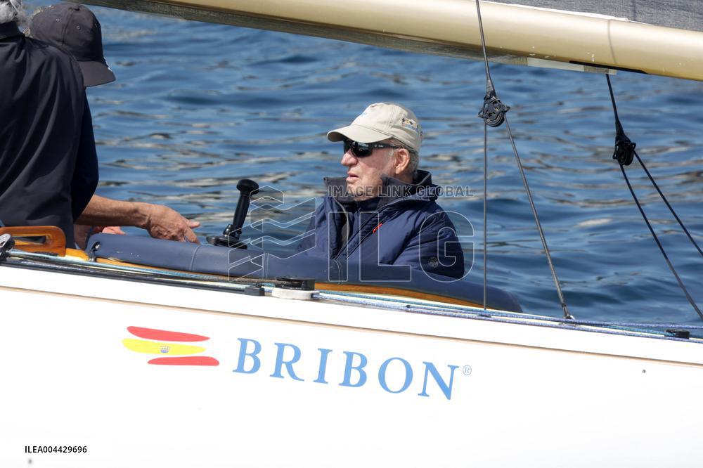 King Juan Carlos Kicks Off The Regattas - Sanxenxo