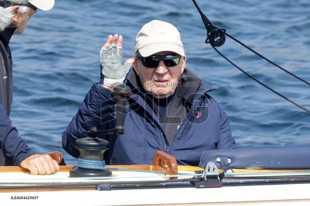 King Juan Carlos Kicks Off The Regattas - Sanxenxo