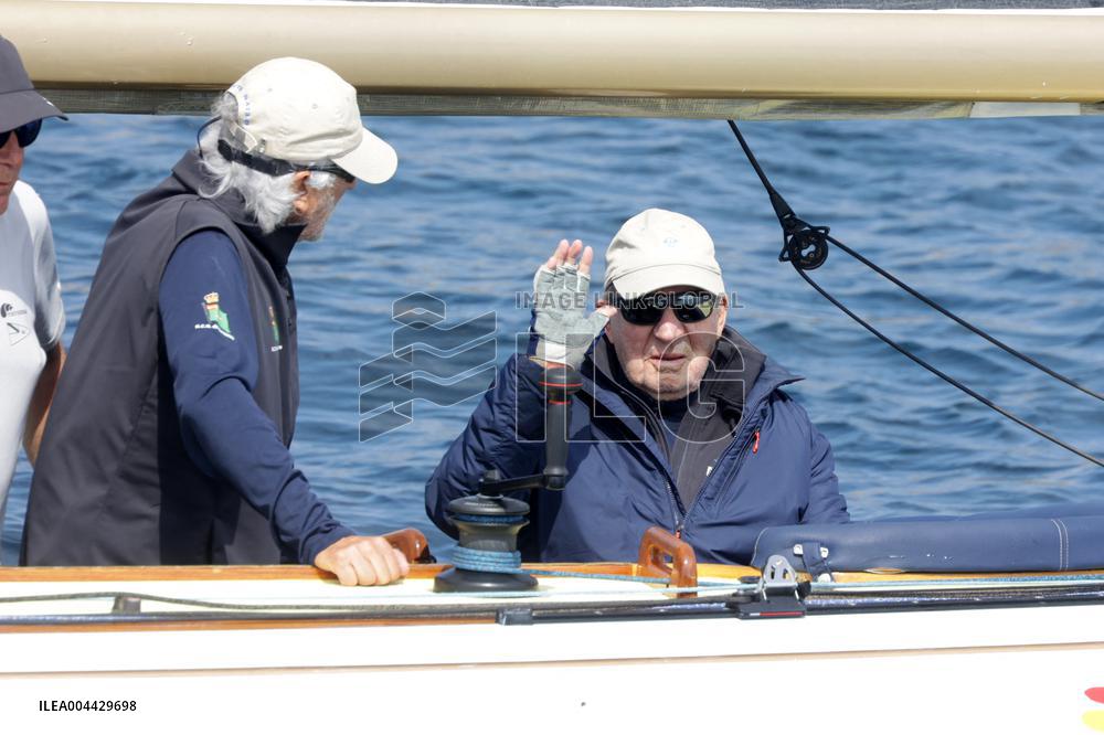 King Juan Carlos Kicks Off The Regattas - Sanxenxo