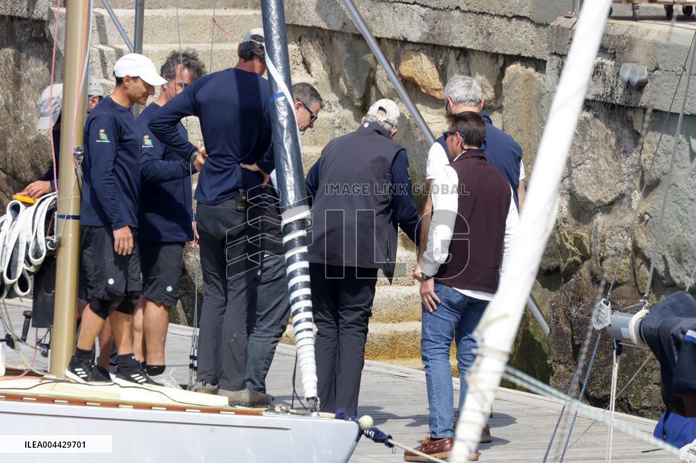 King Juan Carlos Kicks Off The Regattas - Sanxenxo