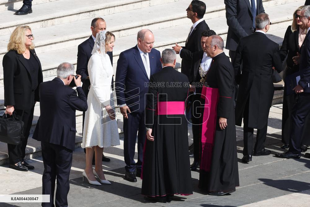 Royals At Inauguration Of Pope Leo XIV - Vatican
