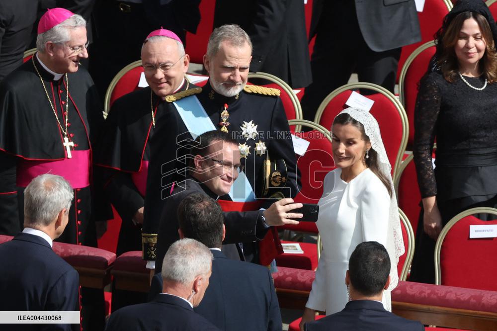Royals At Inauguration Of Pope Leo XIV - Vatican