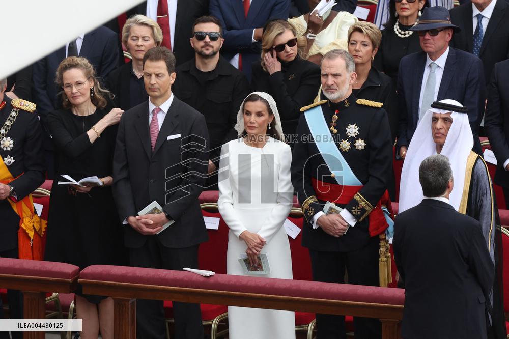 Royals At Inauguration Of Pope Leo XIV - Vatican