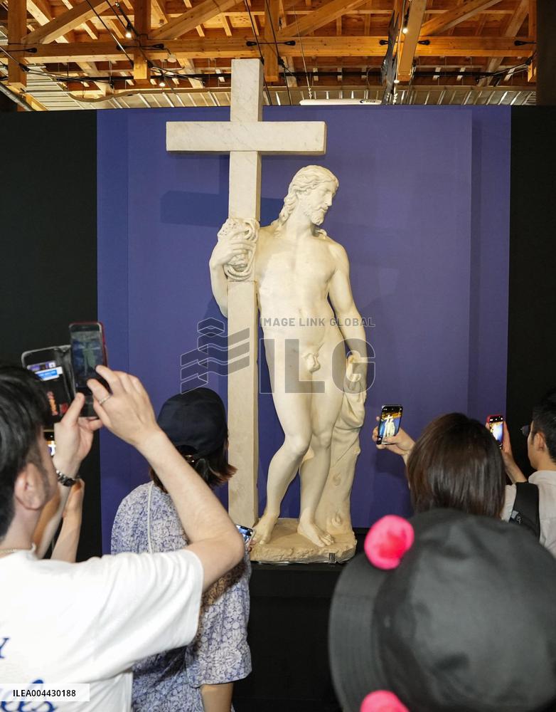 Risen Christ displayed at Osaka expo