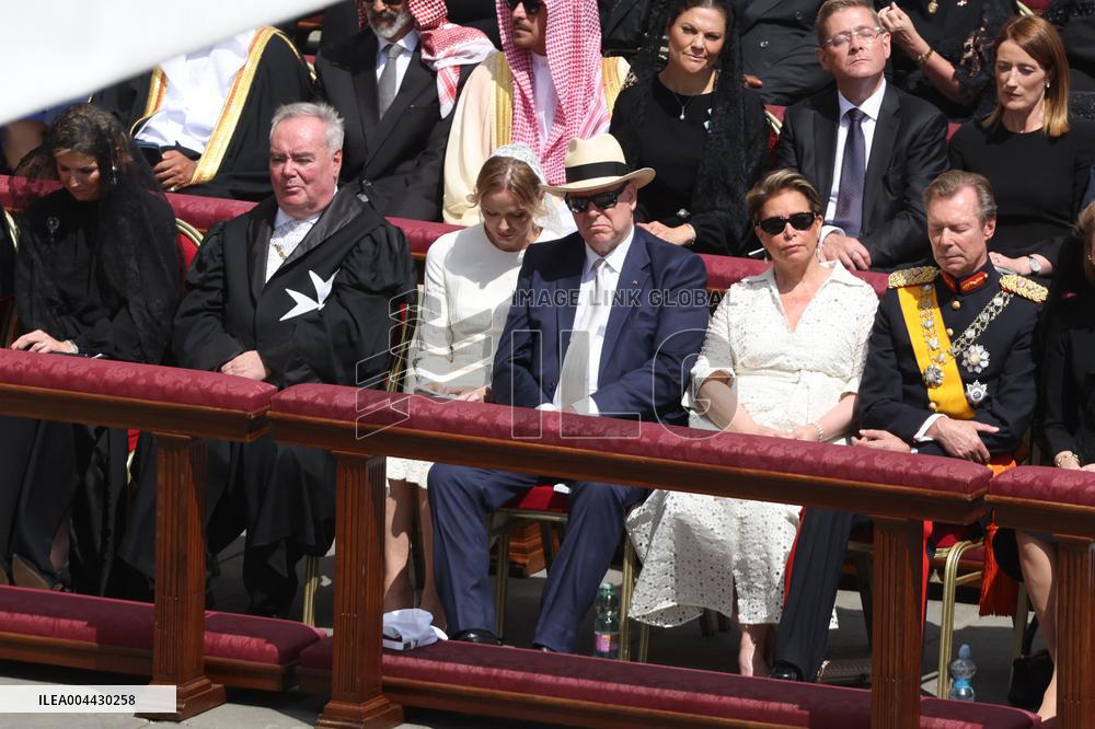 Royals At Inauguration Of Pope Leo XIV - Vatican