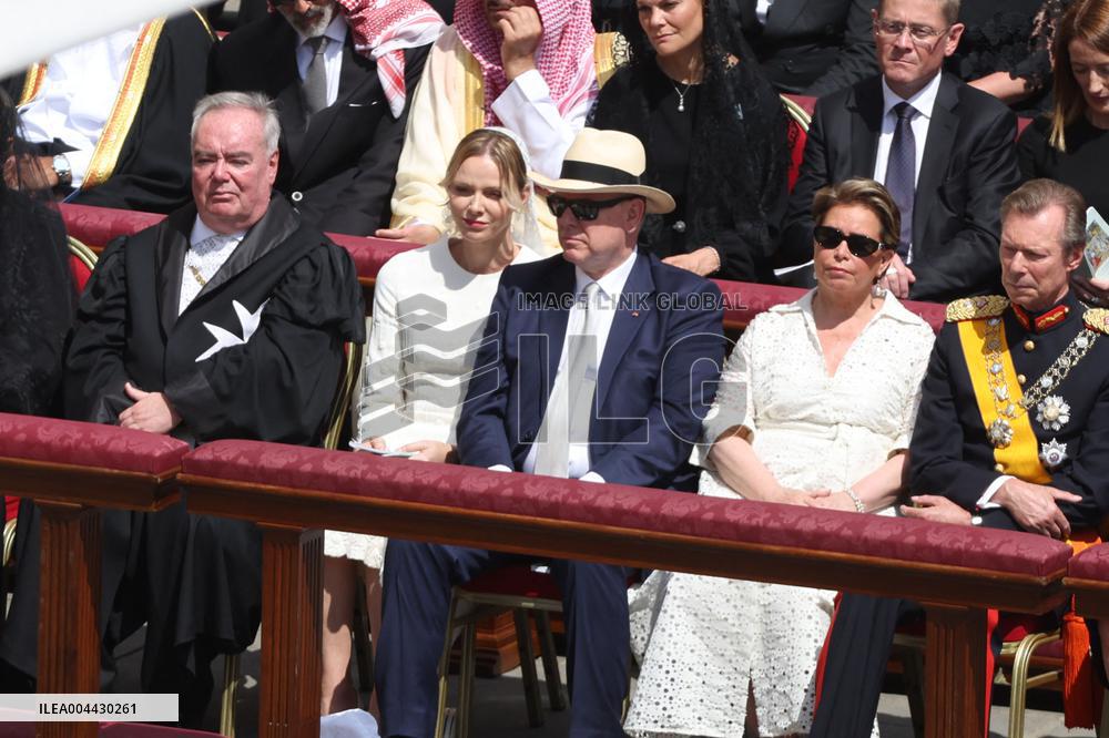 Royals At Inauguration Of Pope Leo XIV - Vatican
