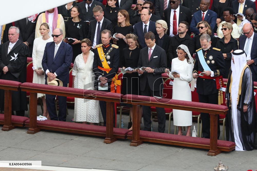 Royals At Inauguration Of Pope Leo XIV - Vatican