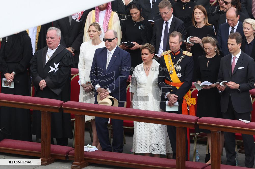 Royals At Inauguration Of Pope Leo XIV - Vatican