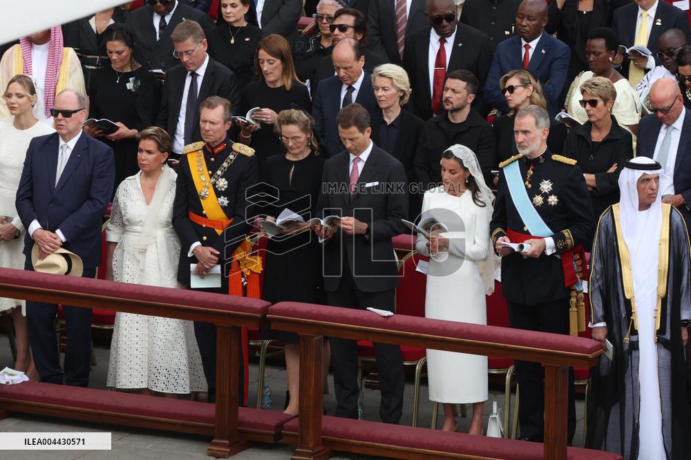 Royals At Inauguration Of Pope Leo XIV - Vatican
