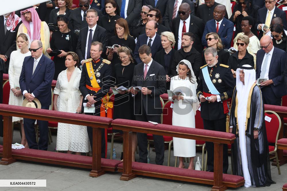 Royals At Inauguration Of Pope Leo XIV - Vatican
